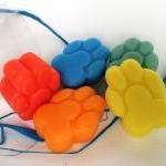 Children's Paw Soaps, Red, Yellow,..
