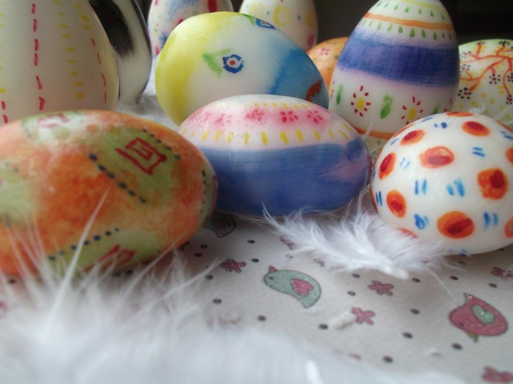 Hand-painted Egg Soaps